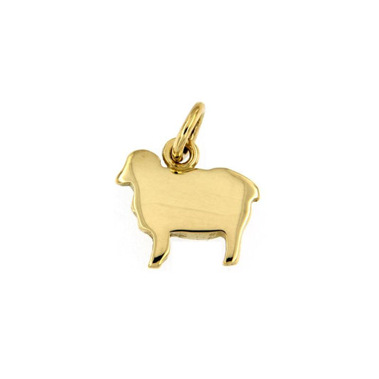 Ciondolo Pecora 1 Gr Oro Giallo 18 Kt Dodo D1pepog