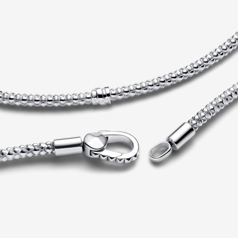 Bracciale Maglia Geometrica con Chiusura a Moschettone Pandora 593681C00