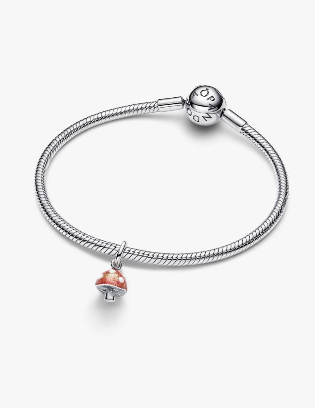 Charm pendente a fungo che brilla al buio Argento sterling Pandora 794376C01