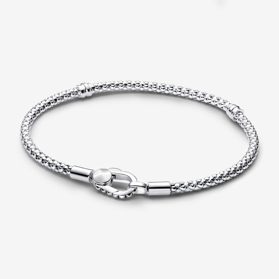 Bracciale Maglia Geometrica con Chiusura a Moschettone Pandora 593681C00