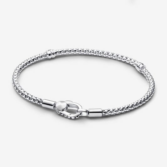 Bracciale Maglia Geometrica con Chiusura a Moschettone Pandora 593681C00