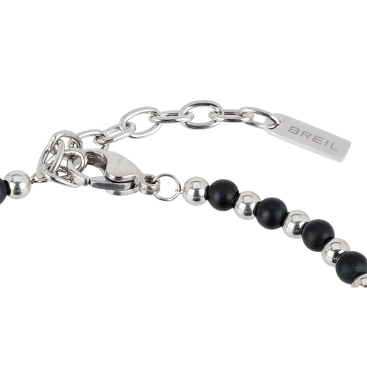 Bracciale in Acciaio e Onice Nera Breil TJ2407