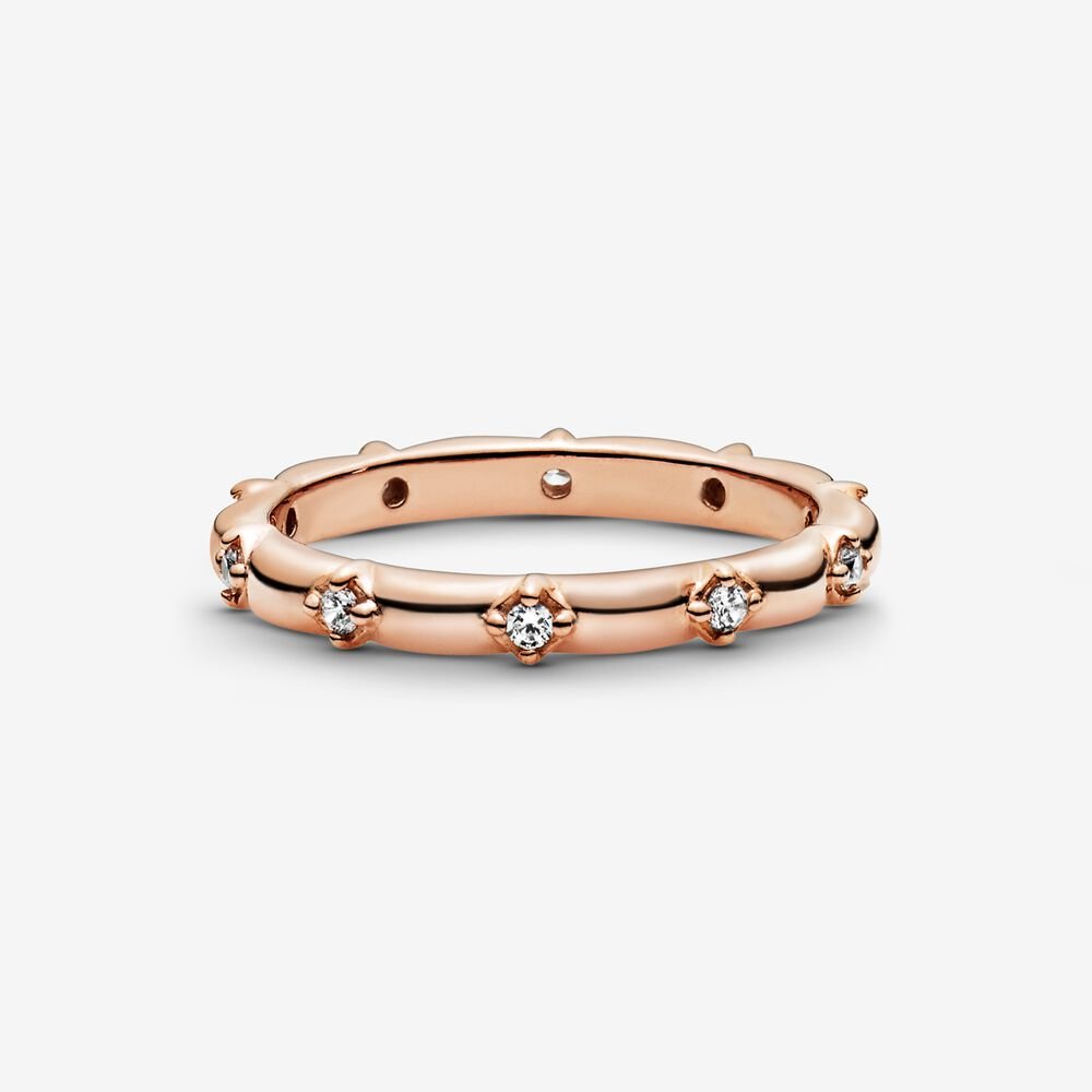 Pandora Rose Flower Petals Band Ring 188791c01