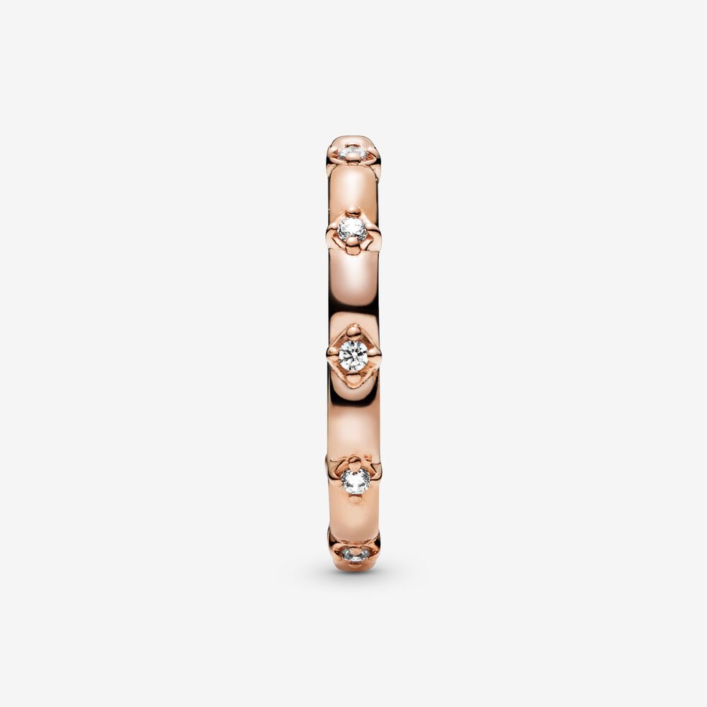 Pandora Rose Flower Petals Band Ring 188791c01