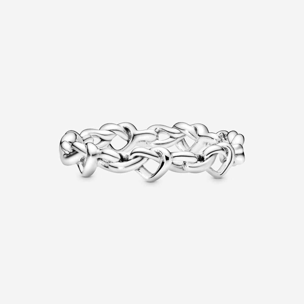 Pandora Intertwined Hearts Ring 198018