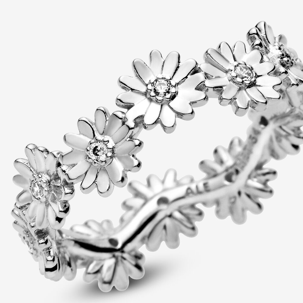 Pandora Sparkling Daisy Crown Ring 198799c01