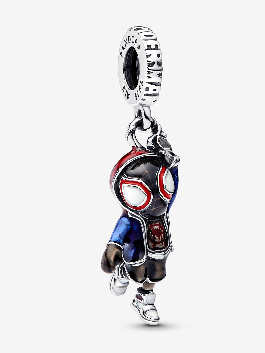 Marvel, Spider-Man, Pendente Miles Morales Argento Sterling 925 Pandora 793842C01