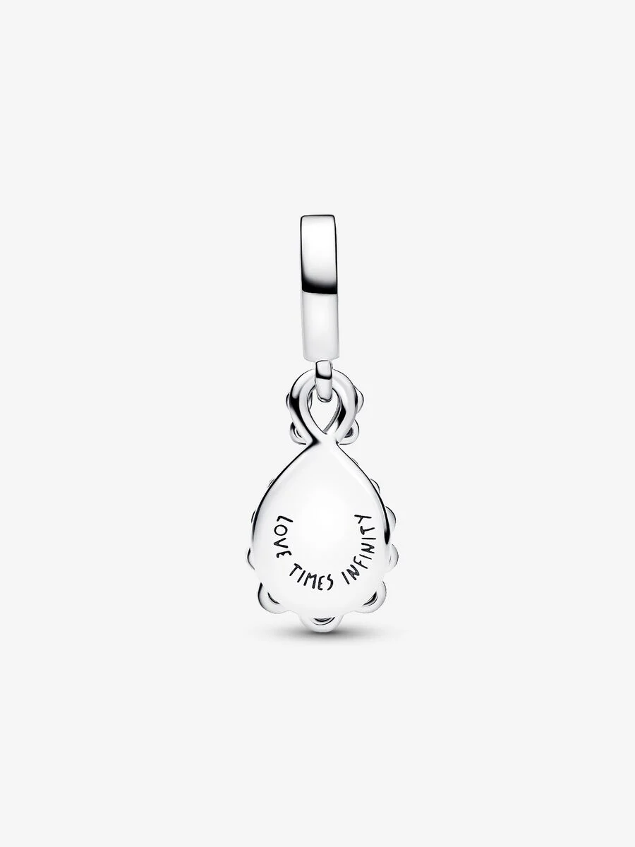 Charm Pendente Doppio Infinito Opalescente Argento Sterling 925 Pandora 794251C01