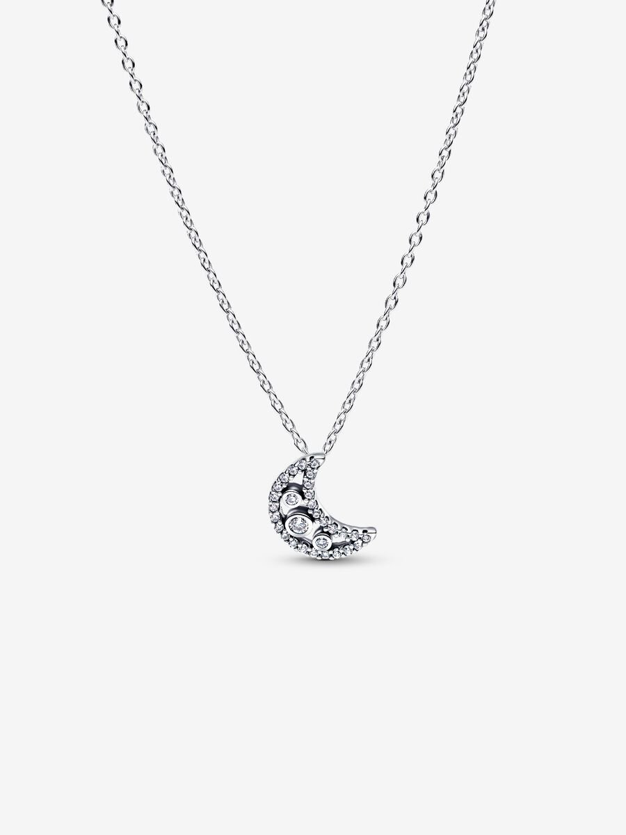 Collana con pendente Falce di luna Argento Sterling 925 Pandora 394259C01-50