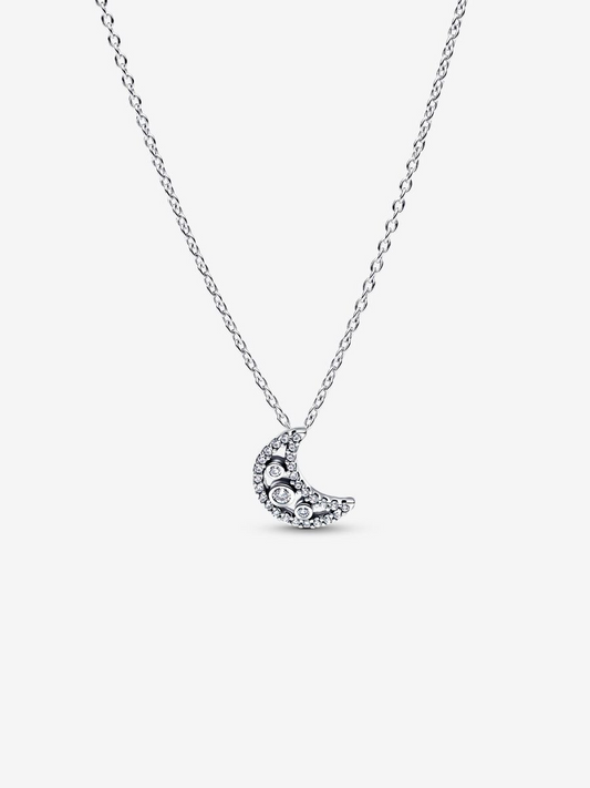 Collana con pendente Falce di luna Argento Sterling 925 Pandora 394259C01-50