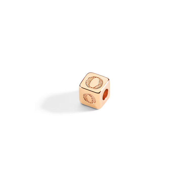 Componente Cubetto O Argento Dorato Dodo DUC3014-LETOC-00RAG