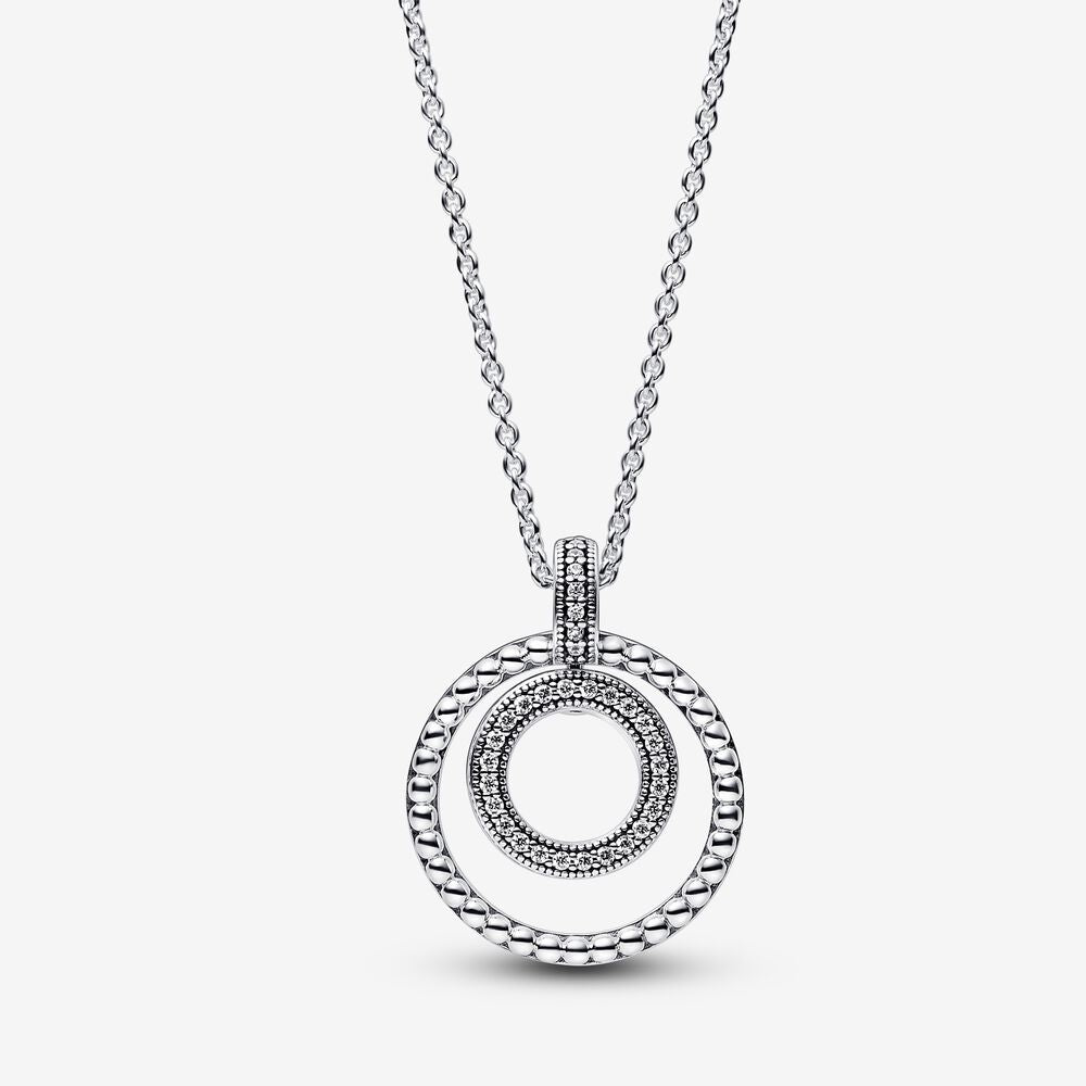 Collana con Pavé e Sfere Pandora 392308C01