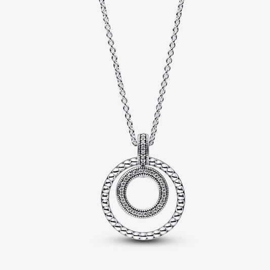 Collana con Pavé e Sfere Pandora 392308C01