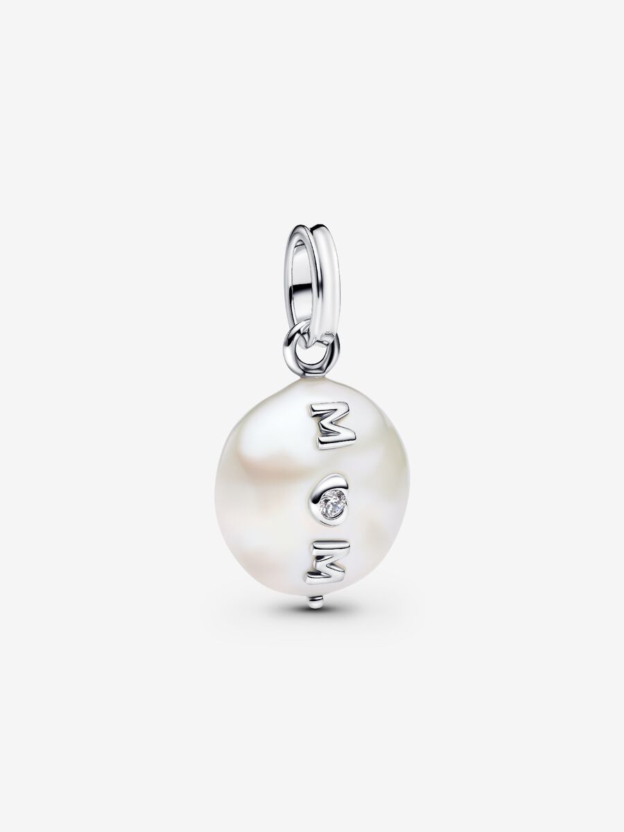 Charm Pendente Mamma con Perla Barocca d’Acqua Dolce Coltivata Pandora 793783C01