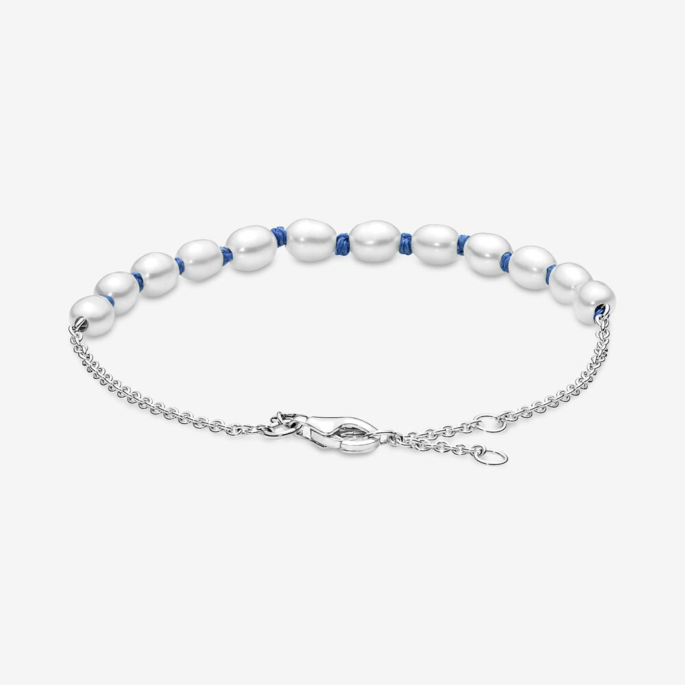 Bracciale con Perle Coltivate d'Acqua Dolce Rifinito a mano Pandora 591689C01