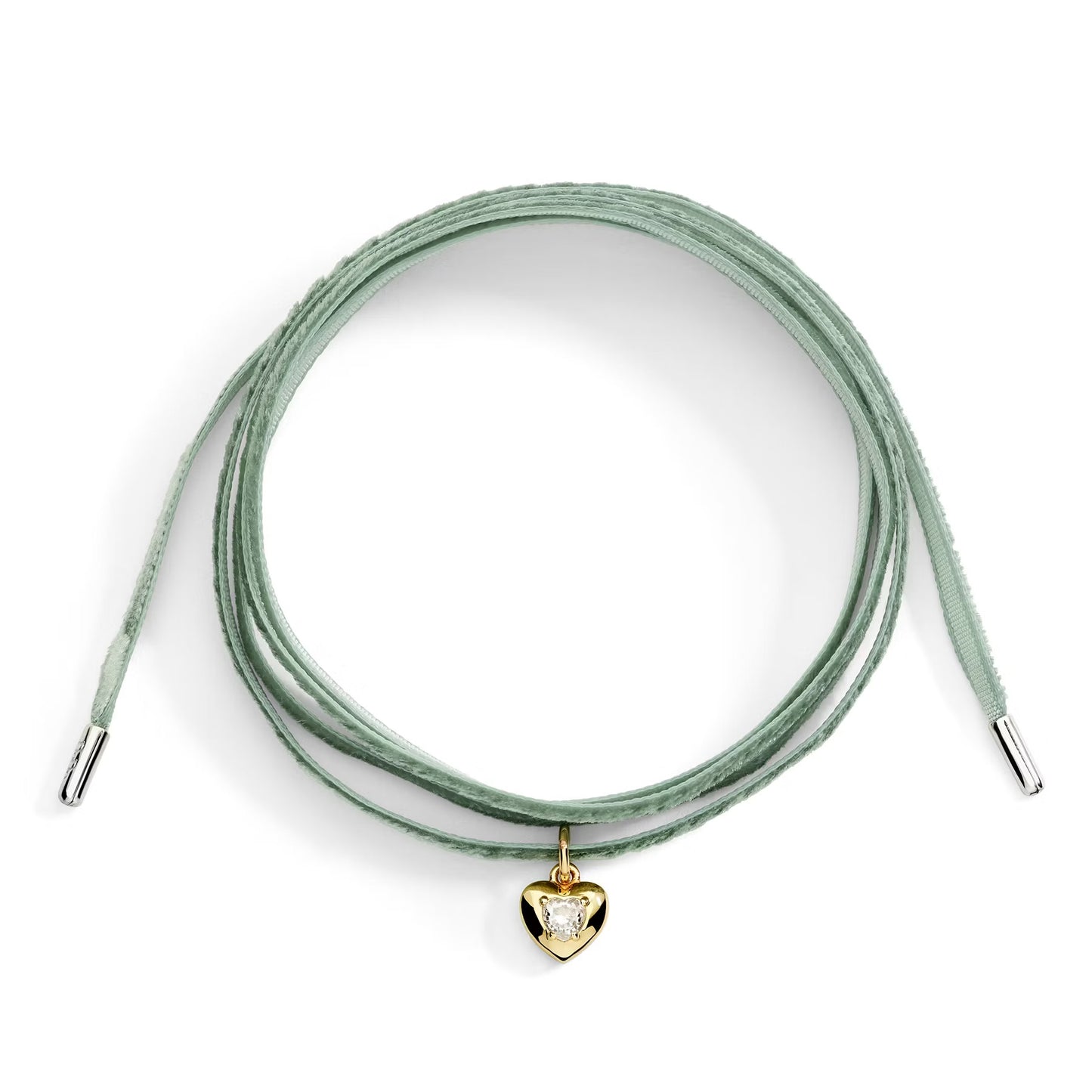 Ciondolo Cuore Oro Giallo 9k e Zaffiro Sintetico Dodo DMC6000-HEART-SZB9G