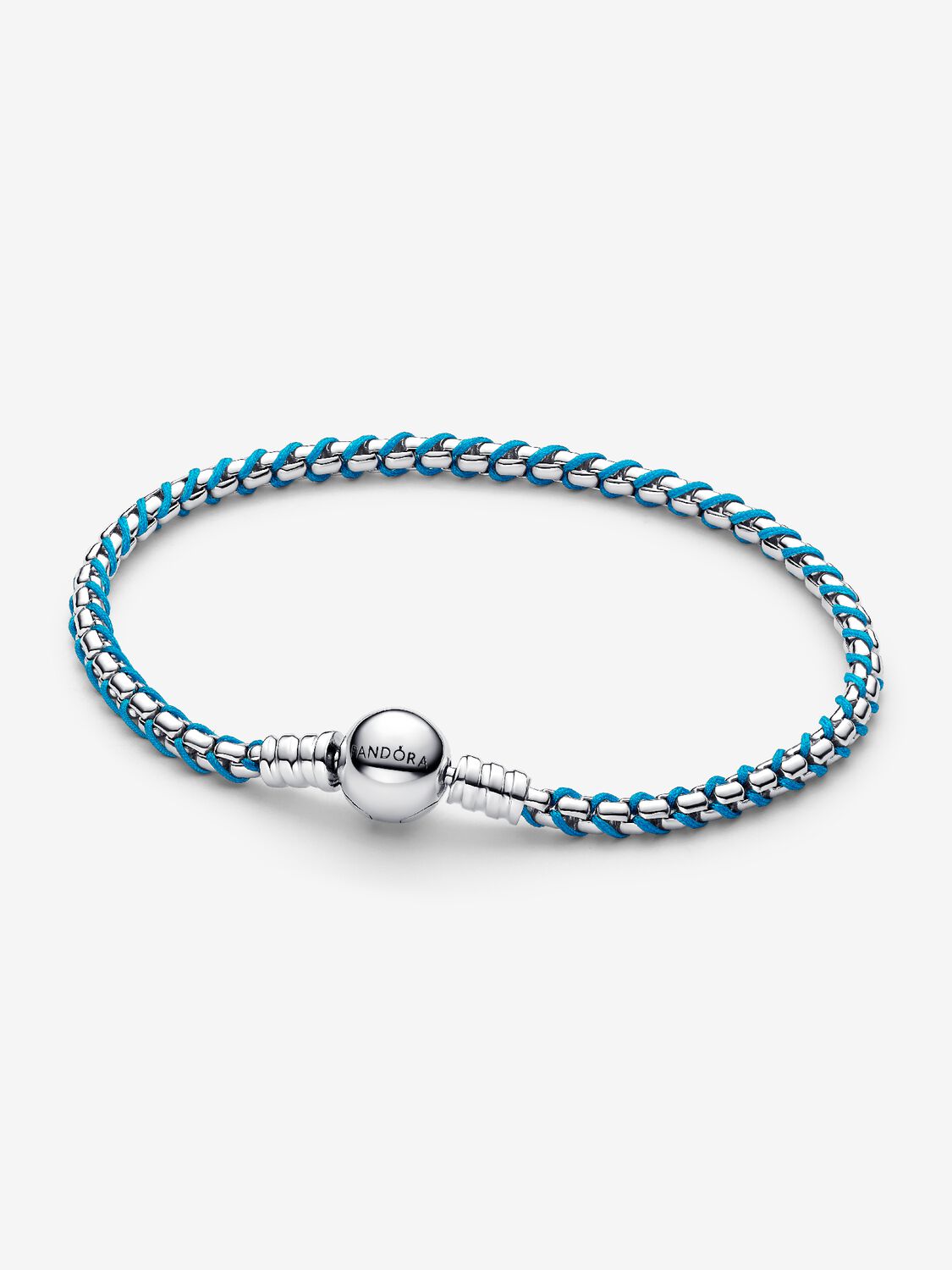 Bracciale Intreccio Tessuto Turchese
Argento Sterling 925 Pandora 593816C01