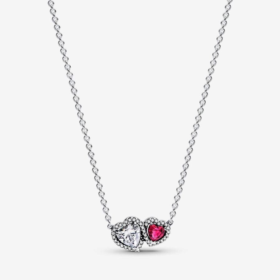 Collana Doppi Cuori Pandora 393632C01-45