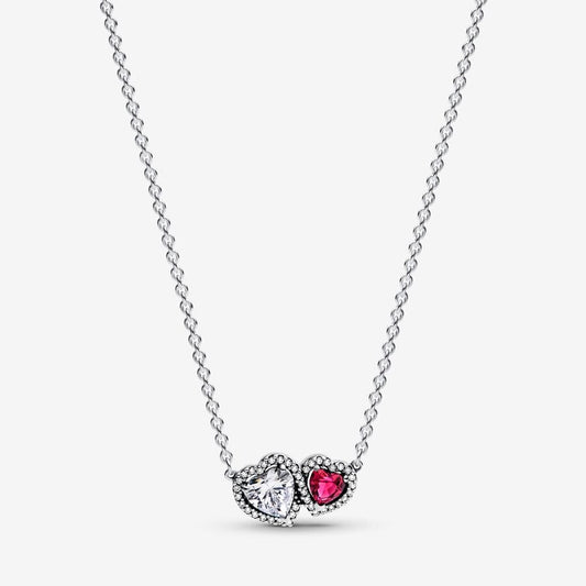 Collana Doppi Cuori Pandora 393632C01-45