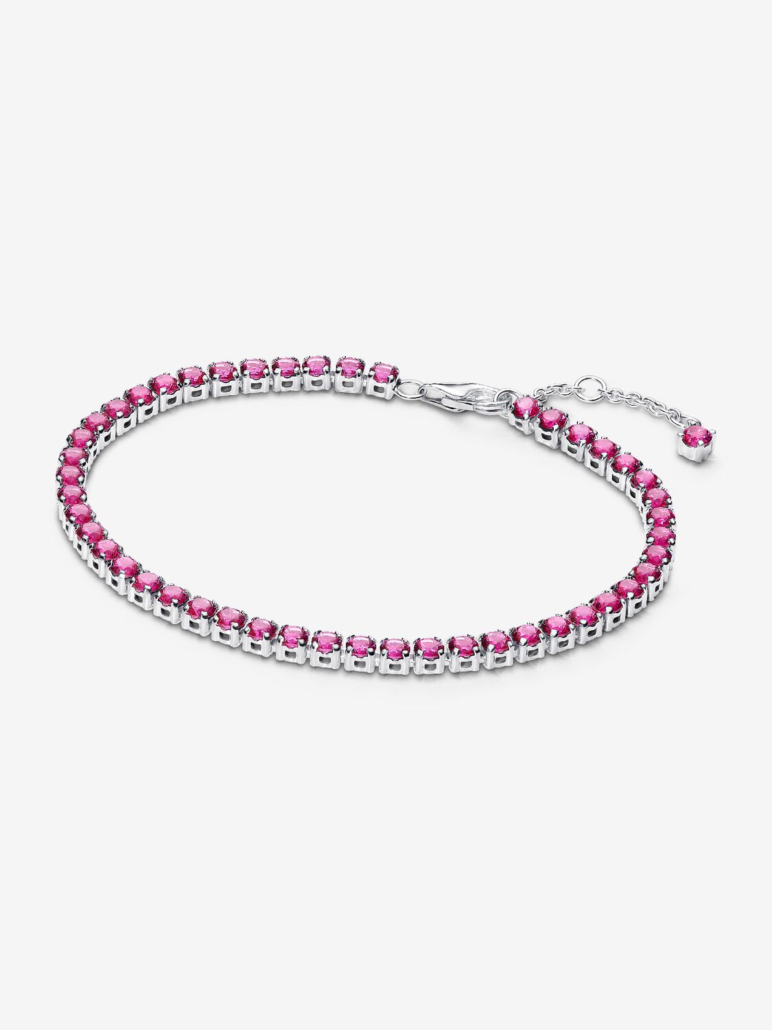 Bracciale Tennis Cristalli Rosa Scuro
Argento Sterling 925 Pandora 591469C04
