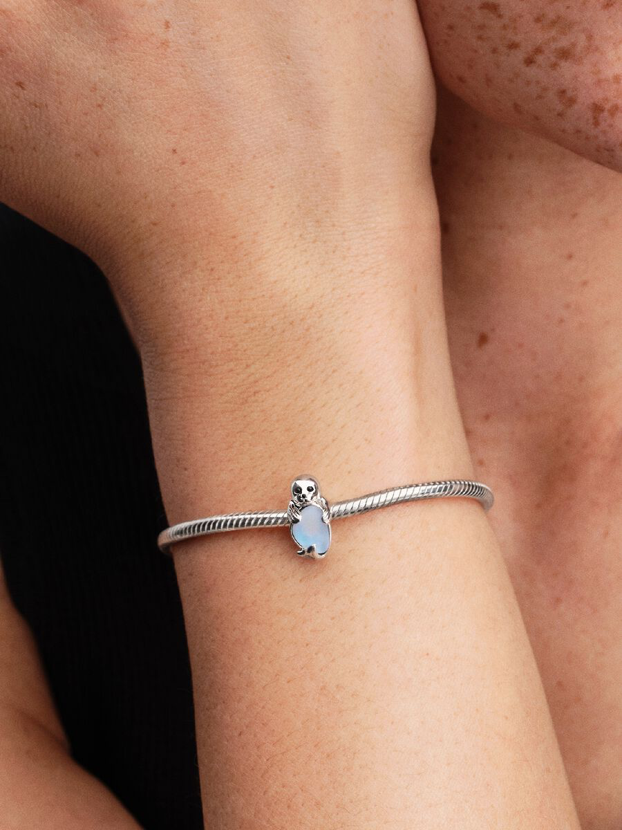 Charm Cucciolo di Foca "Hold Me Close" Argento Sterling 925 Pandora 794146C01