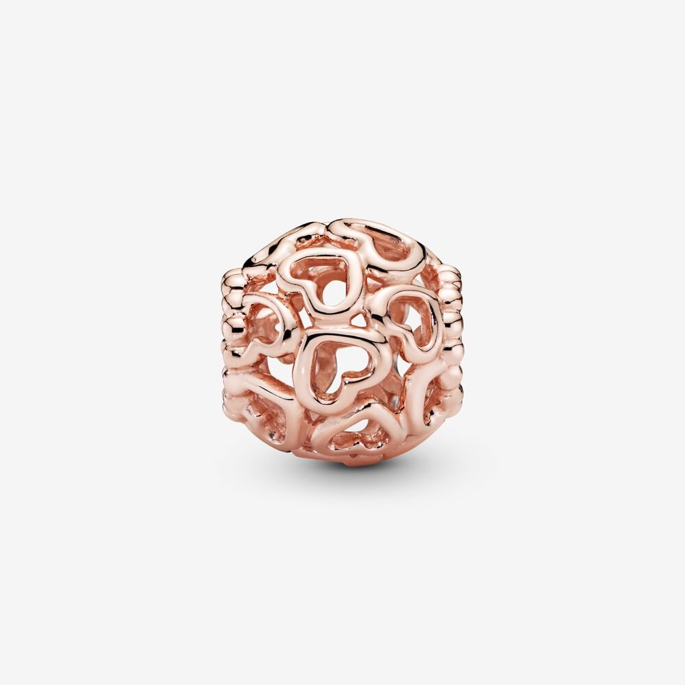 Openwork Charm Hearts Pandora Rose Pandora 780964