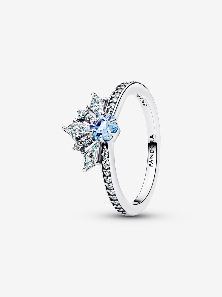 Principesse Disney, Frozen, Elsa, Anello Tiara Argento Sterling 925 Pandora 194134c01