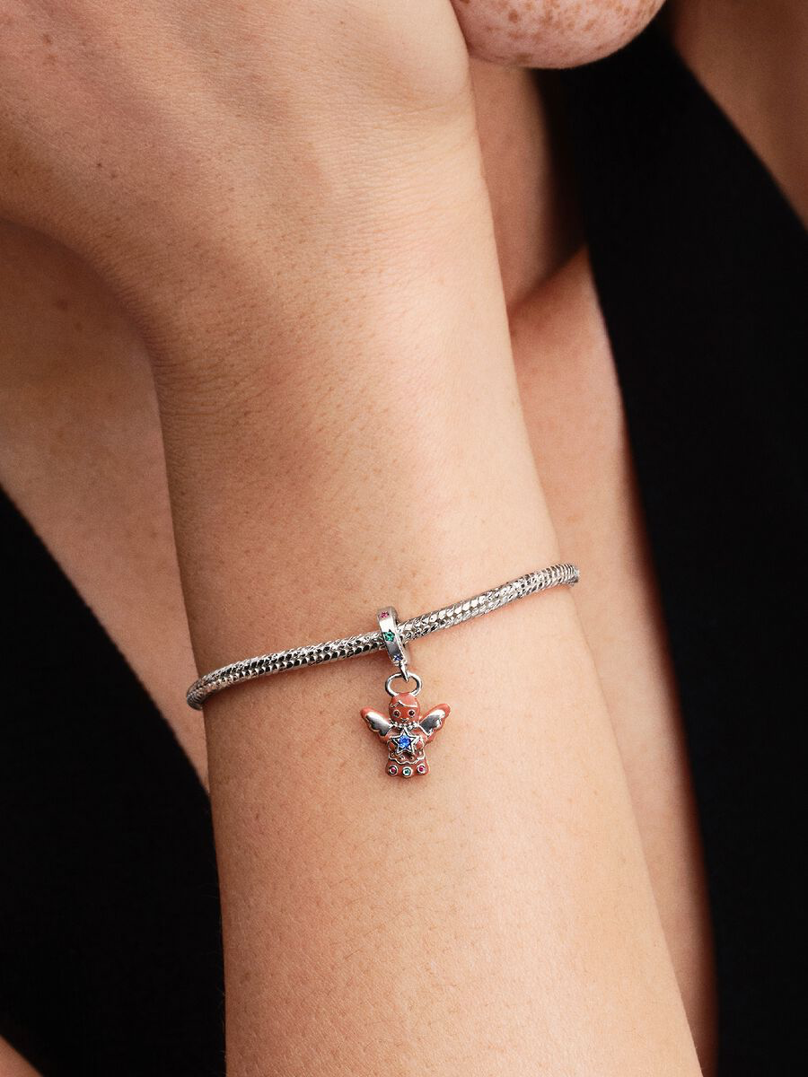Charm Pendente Angelo Pan di Zenzero Argento Sterling 925 Pandora 794247C01