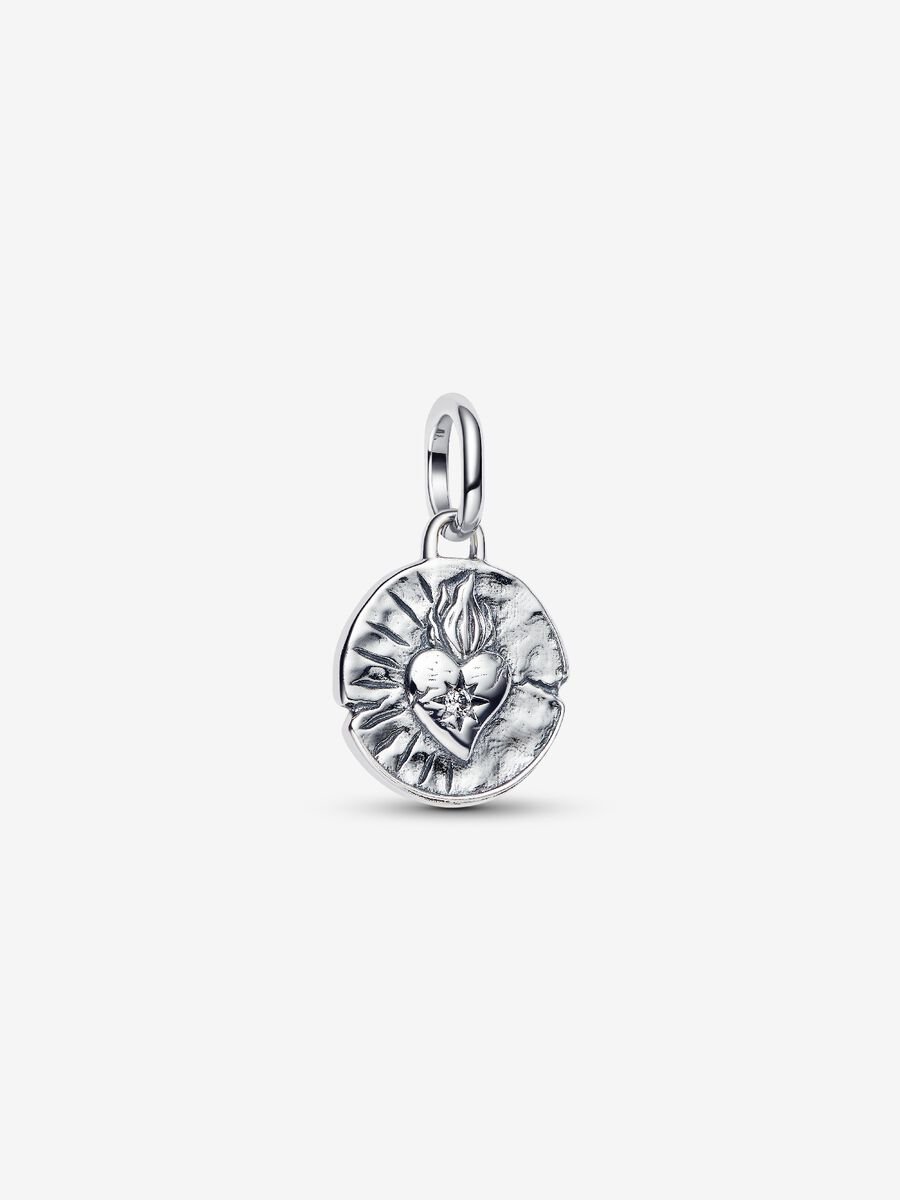 Charm Medallion Cuore Sacro "Amor Vincit Omnia" Argento Sterling 925 Pandora 793975C01
