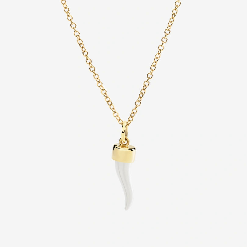 Ciondolo Corno Oro Giallo & Argento  DMC5007_HORNX_009GA