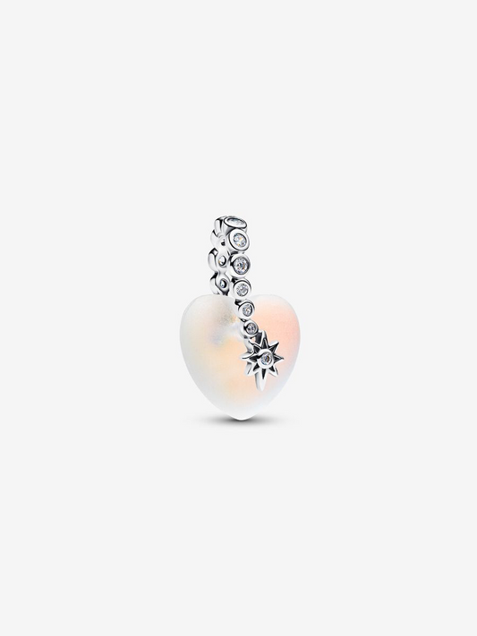 Charm Pendente Cuore e Stella Cadente Argento Sterling 925 Pandora 794143C01