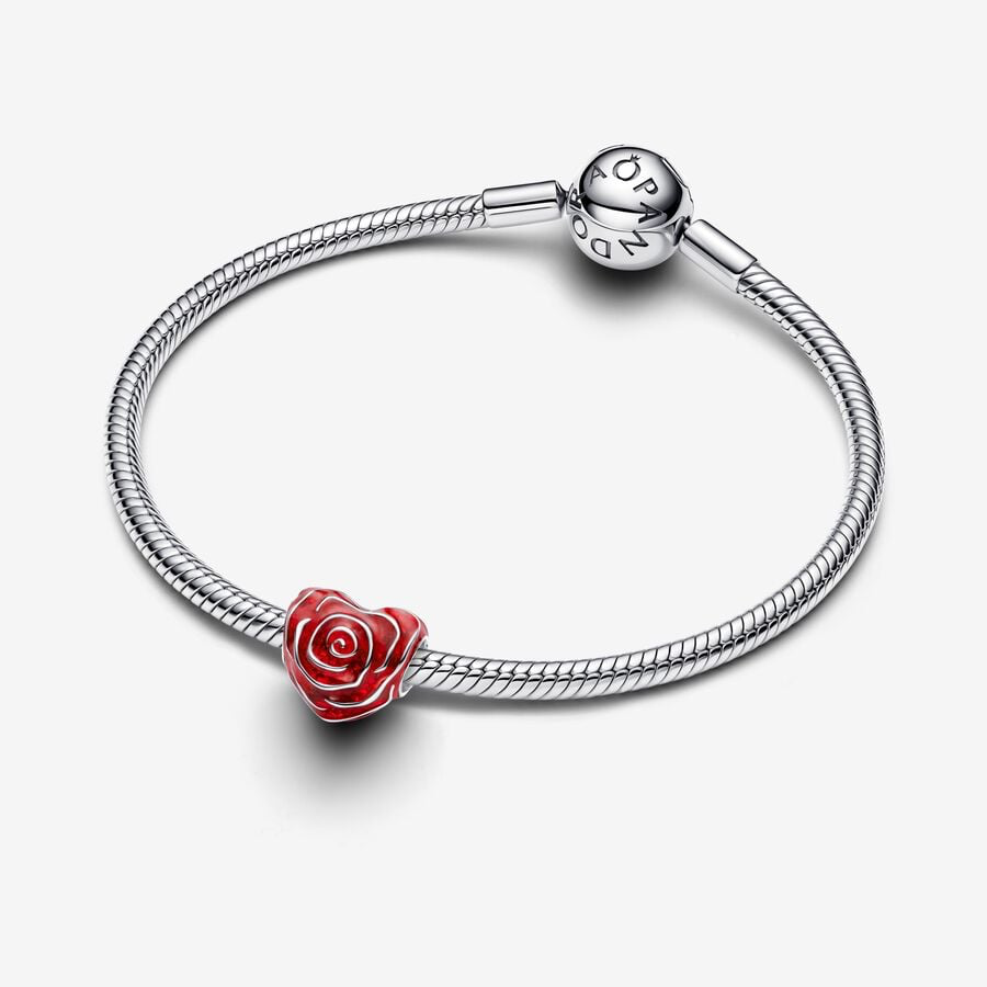 Charm Cuore di Rosa Rossa Pandora 793673C01