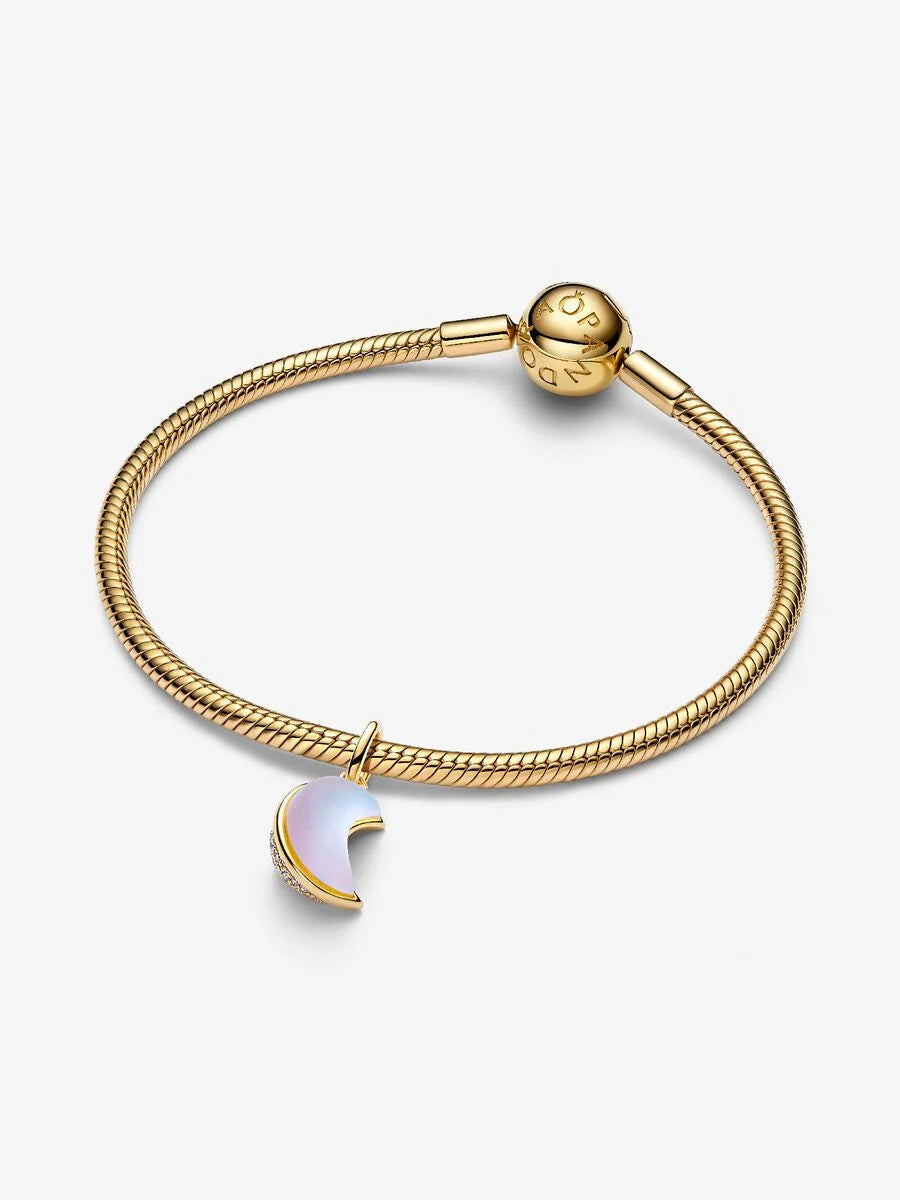 Charm Pendente Luna Crescente Luminosa
Placcatura in Oro 14k 764275C01