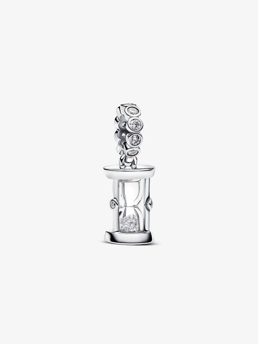 Charm Pendente Clessidra "Time is Precious" Argento Sterling 925 Pandora 794140C01