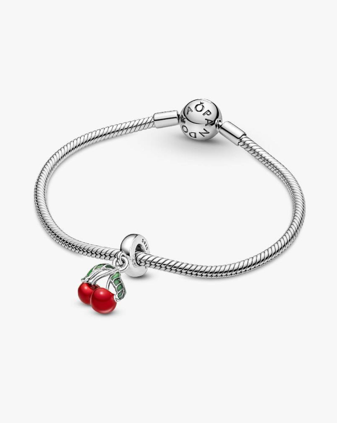 Charm Pendente Ciliegie Argento Sterling 925 Pandora 791583C01