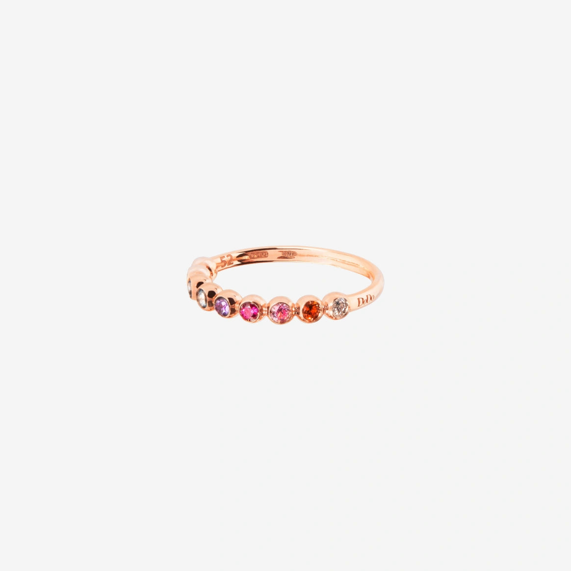 Anello Bollicine Oro Rosa 9 Kt Dodo DAC3005_BOLLI_VA09R