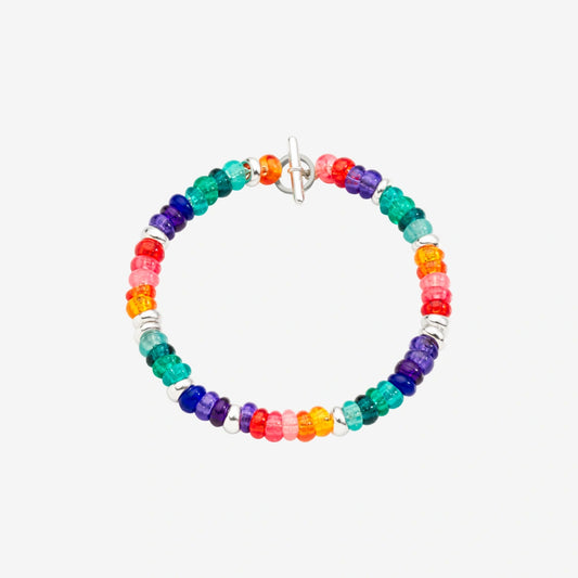 Bracciale Rondelle Arcobaleno Dodo DBC2004_RONDE_RN0AG