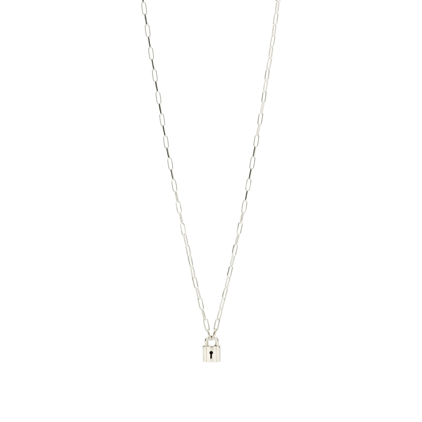 Collana Lucchetto Argento Dodo DCC2004_LOCKS_000AG