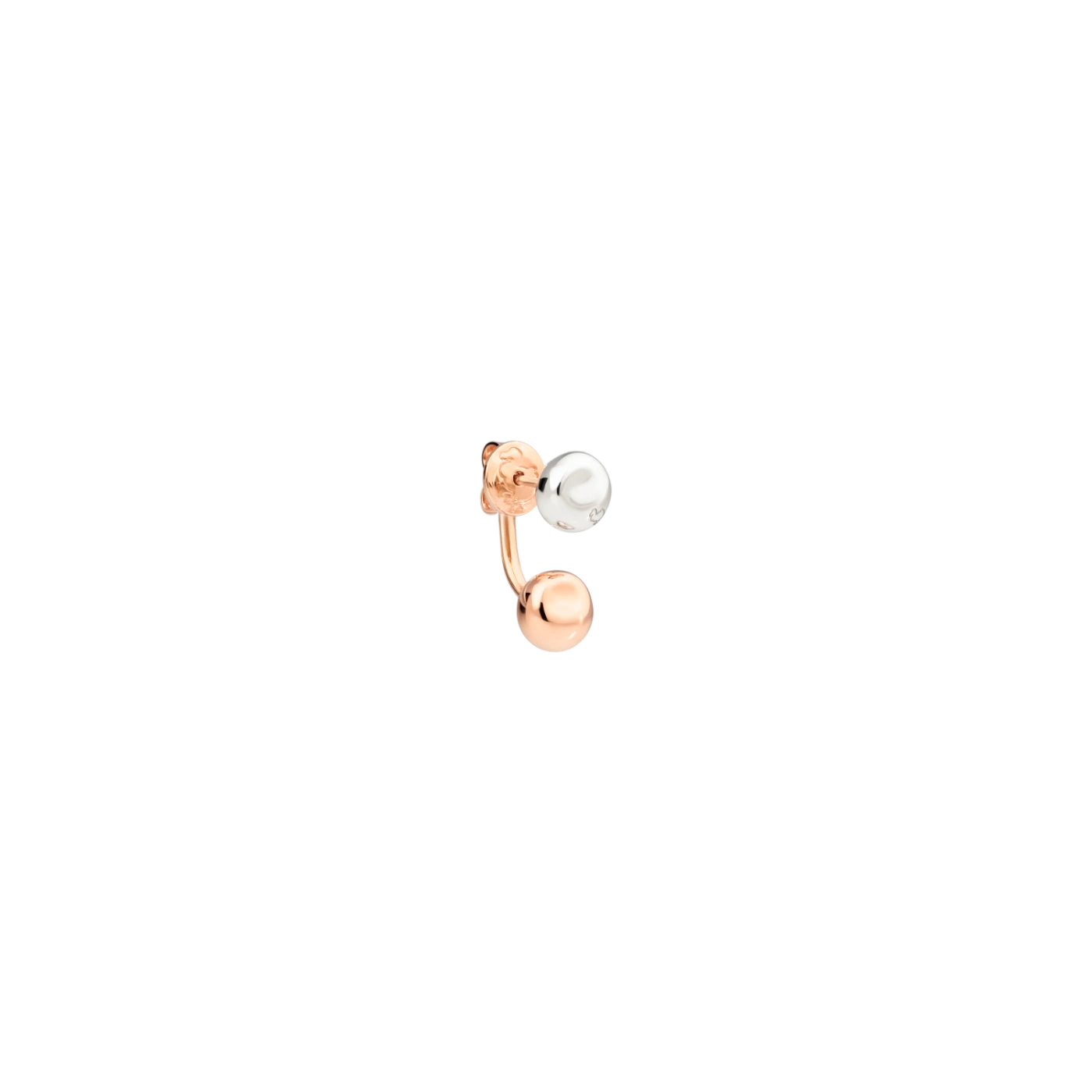 Orecchino Piercing Pepita Oro Rosa 9 Kt Argento Dodo DHC1010_PEPIT_0009A