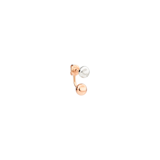 Orecchino Piercing Pepita Oro Rosa 9 Kt Argento Dodo DHC1010_PEPIT_0009A