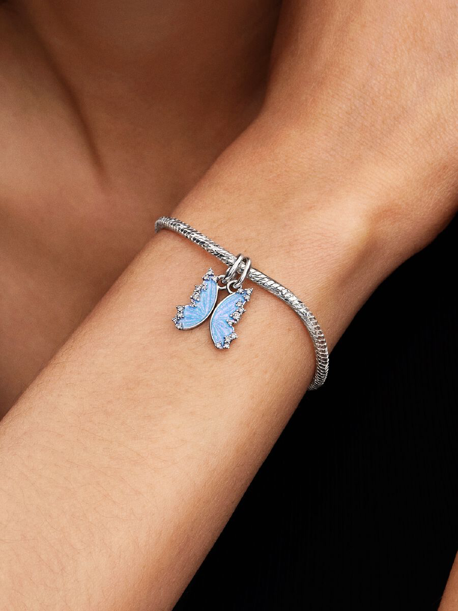 Charm Pendente Ali di Farfalla Divisibile Argento Sterling 925 Pandora 794244C01