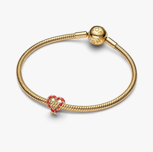 Charm Openwork Cuore di Bastoncini di Zucchero Pandora 765063C01