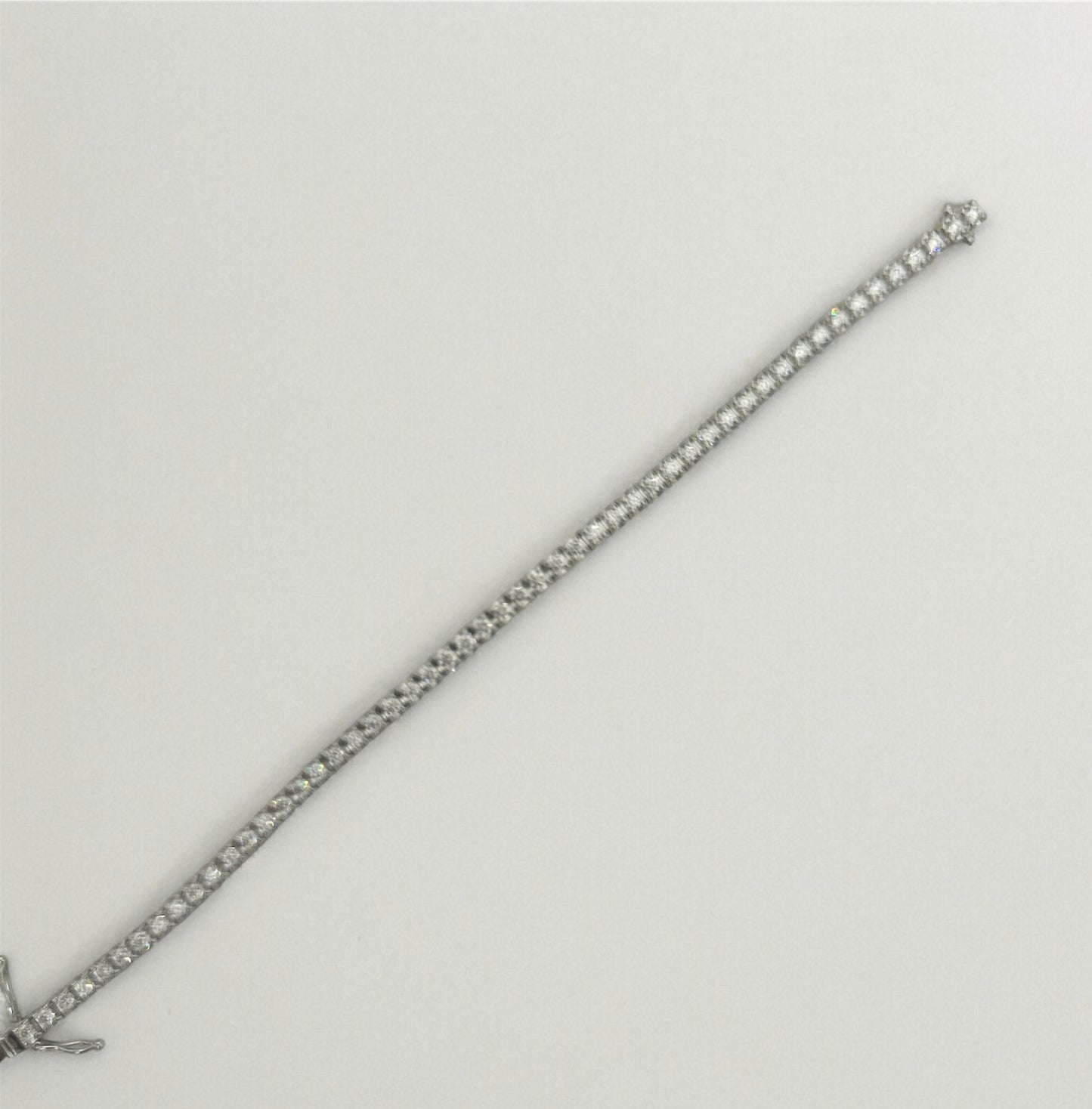 Bracciale Tennis Oro Bianco 18 Kt E Diamanti Crivelli 329-L1052-I