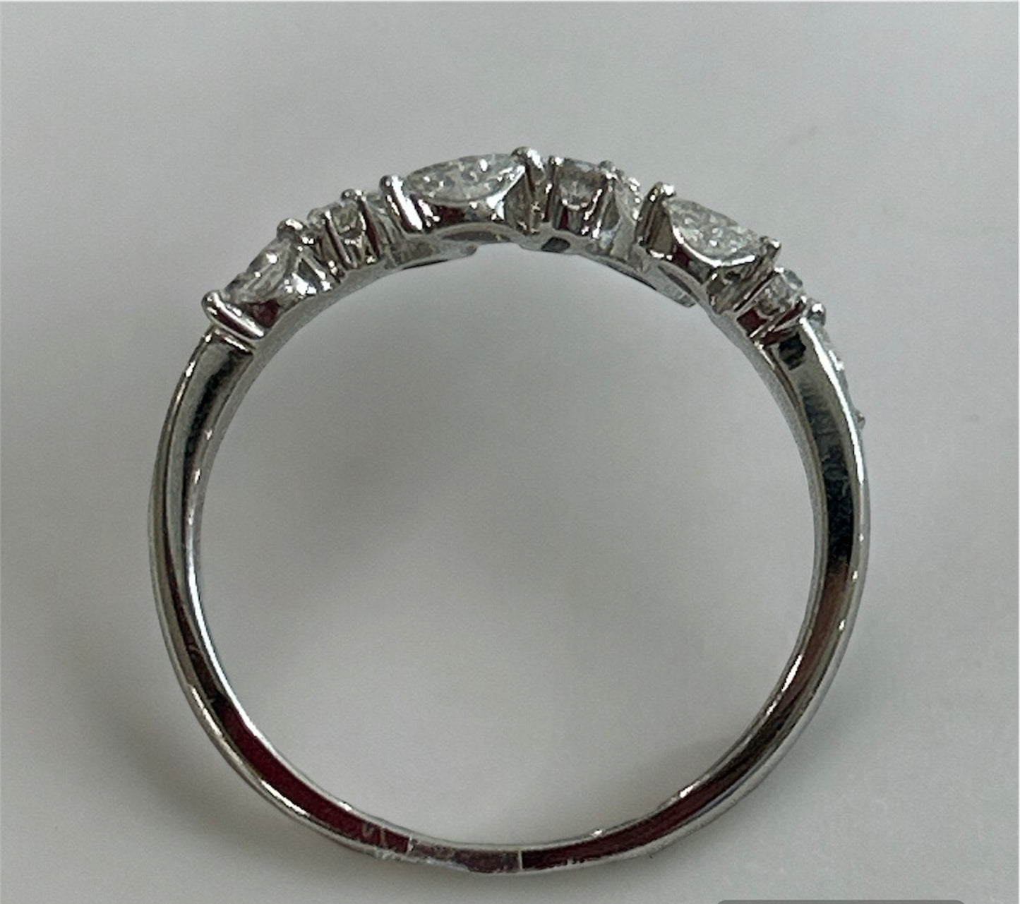 Anello Marquise Oro Bianco 18 Kt Crivelli 370-XR7881