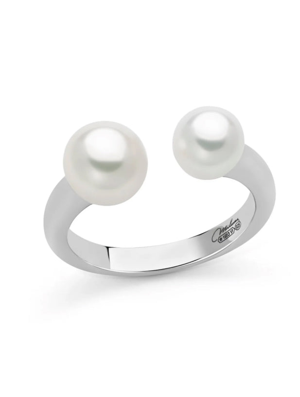 Anello in Argento925 e Perle Oriente Miluna PLI1707B