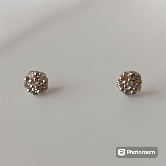 Orecchini Fiore Pavé Oro Rosa 18 Kt E Diamanti Crivelli 370-XE3029
