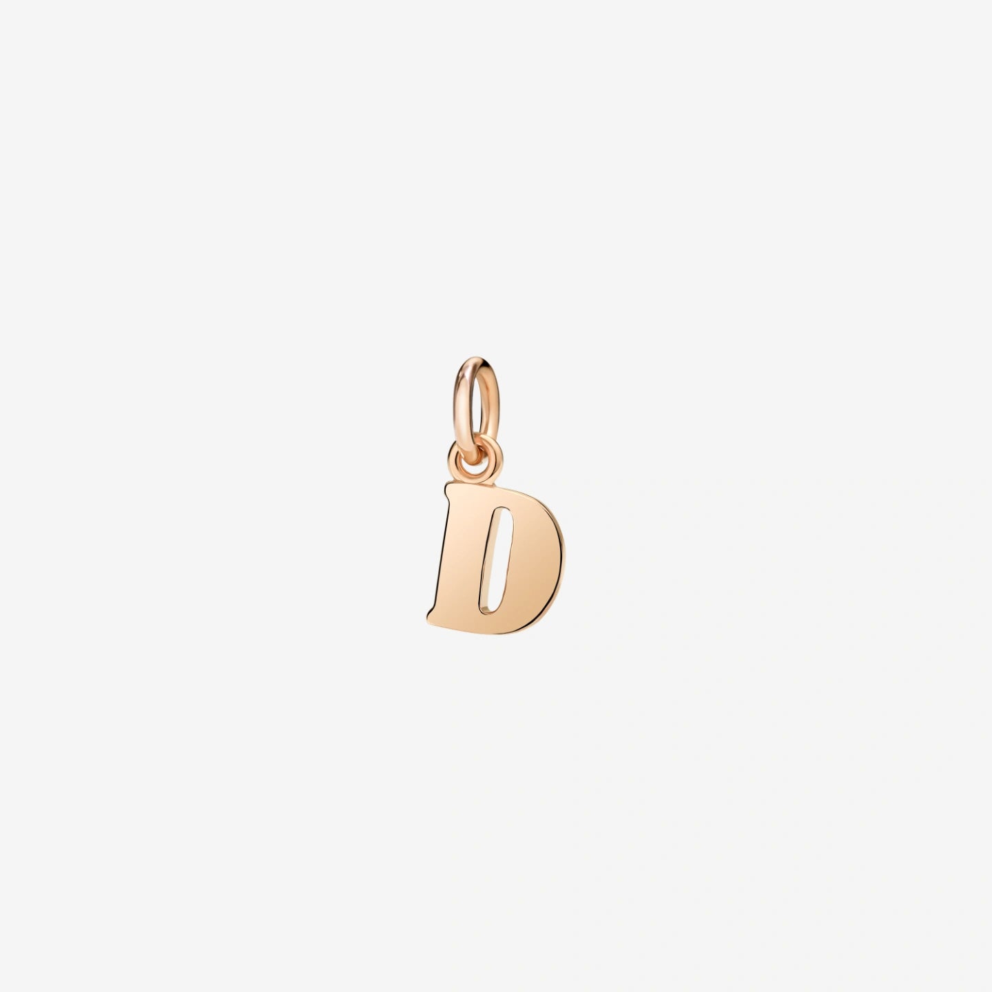 Letter D Pendant in 9 kt Rose Gold Dodo DMB2007_LETDL_0009R