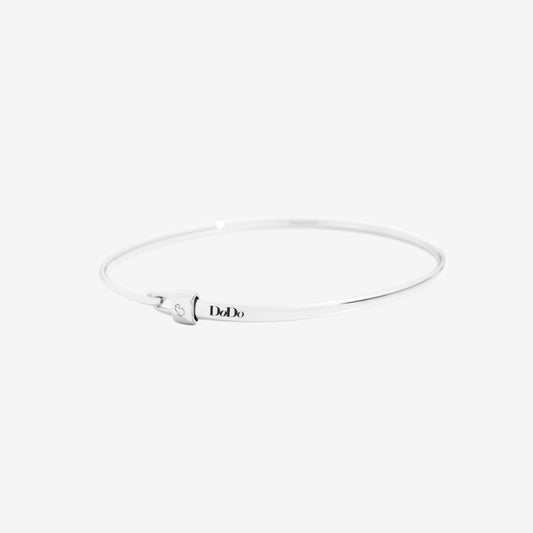 Dodo Silver Rigid Bangle Bracelet DBB9003_BANGL_000AG