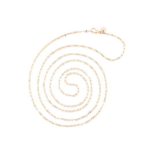 Essential Necklace 9 Kt Rose Gold 80 Cm Dodo DCC0007_MARIN_0009R_80