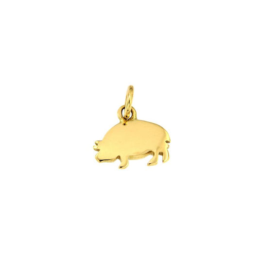 Pig Pendant 2 Gr 18 Kt Yellow Gold Dodo D1pcgog